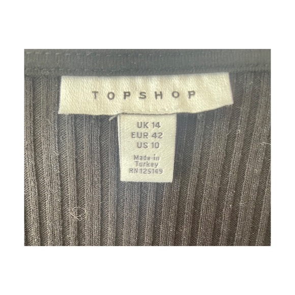 Top Shop Ribbed Midi Dress - Picture 5 of 9